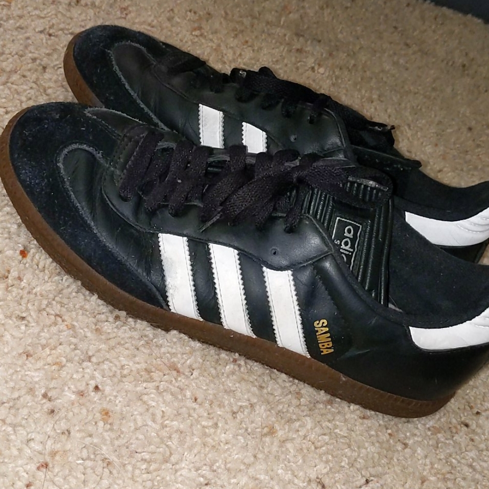 Adidas classic black samba men's us size 8